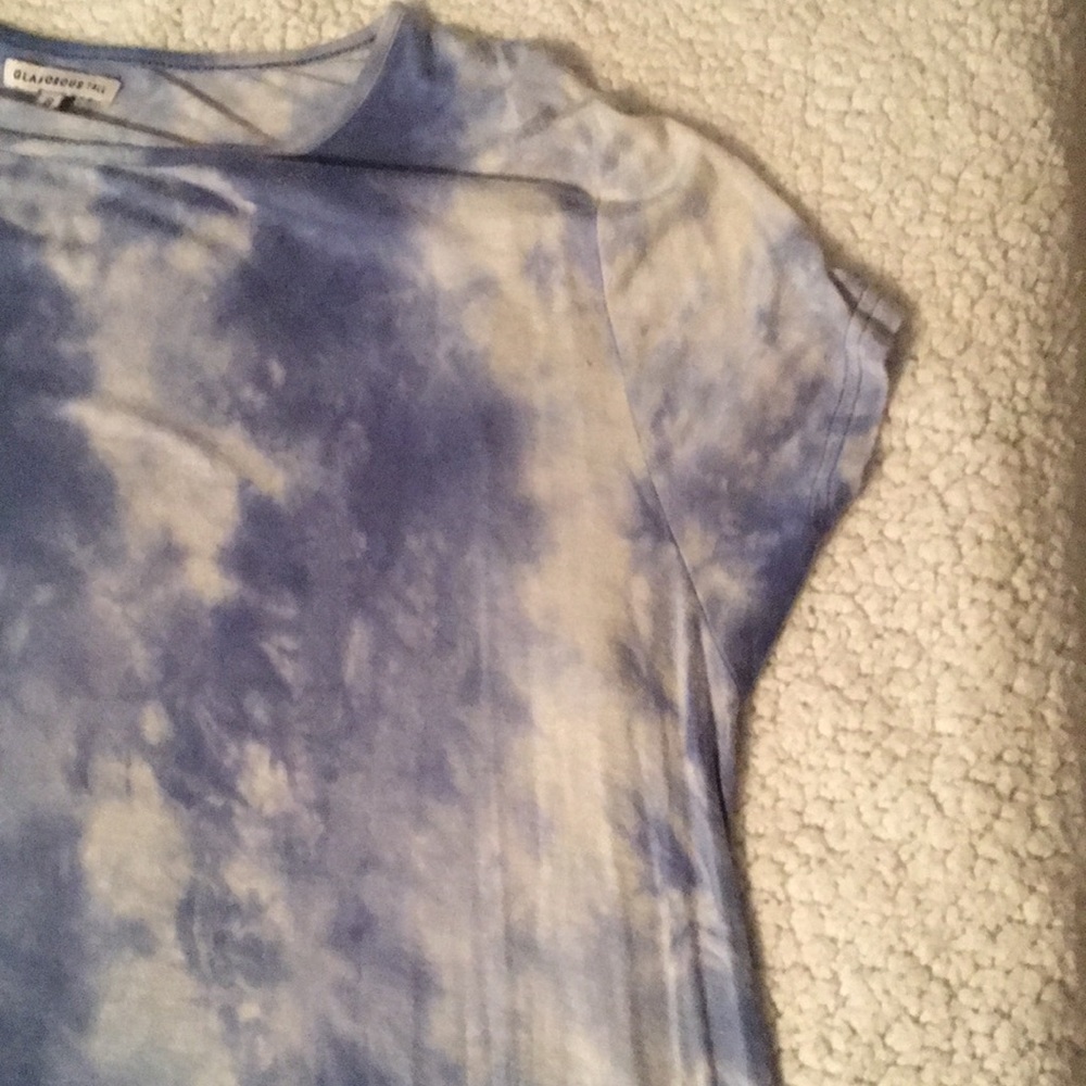 Tie dye boho t-shirt dress
